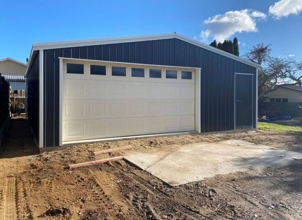 custom designed garage shed by kiwispan