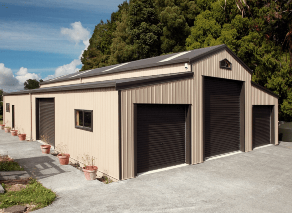 steel american barn shed designed and built by kiwispan