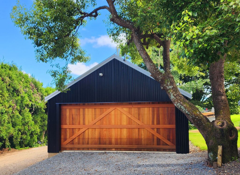 small steel garage shed for cars
