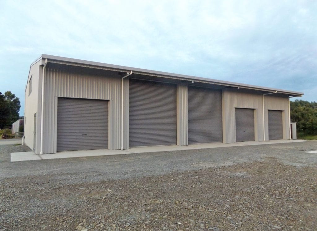 large commercial storage building by kiwispan sheds