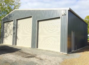 design and build a new steel shed barn building with kiwispan