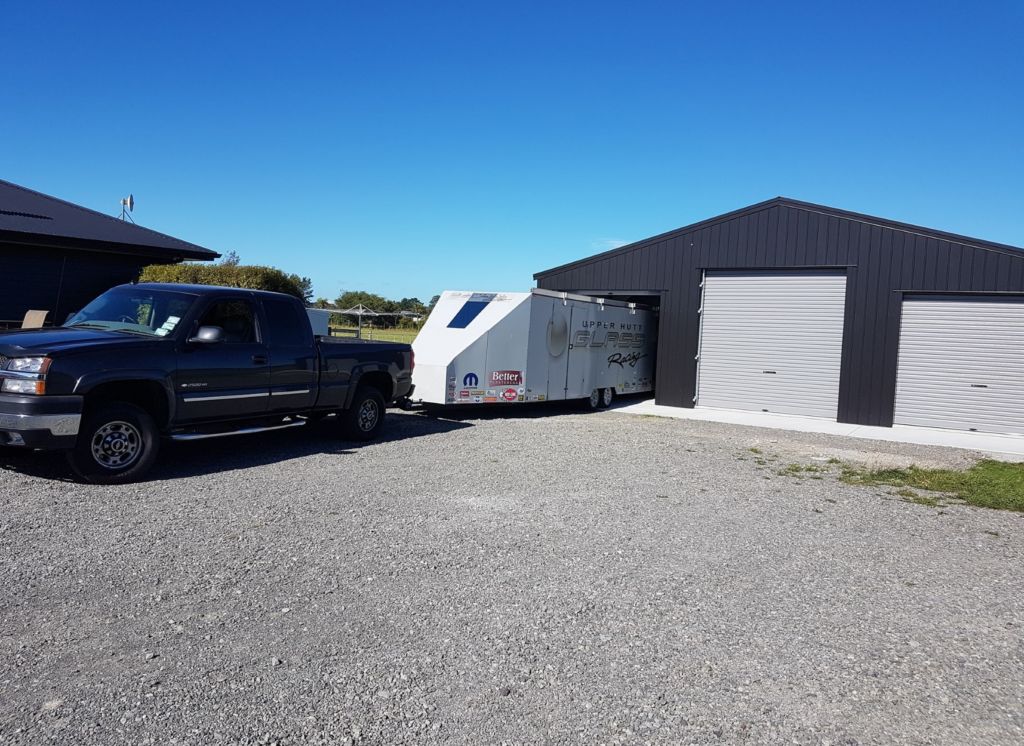 large three bay shed barn for caravan storage