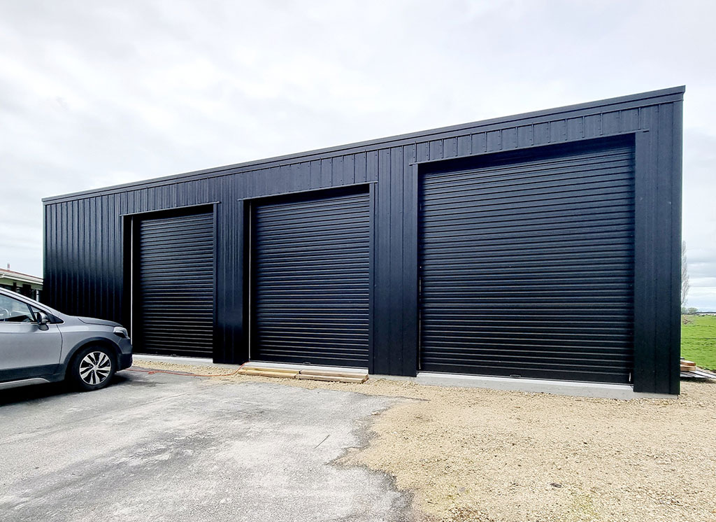 large storage shed for boat and car by kiwispan