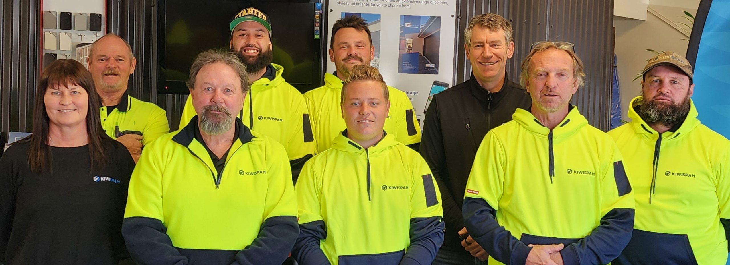 An image of the KiwiSpan Wellington team