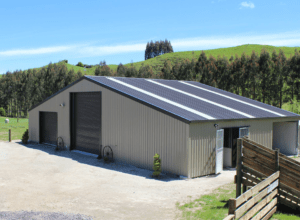 design and build new steel shed with kiwispan