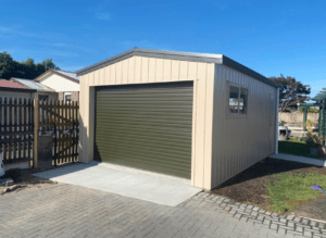 residential steel shed garage by kiwispan builders