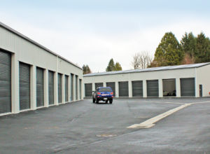 set of commercial storage unit buildings with kiwispan