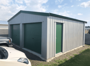 steel garage and storage shed by kiwispan
