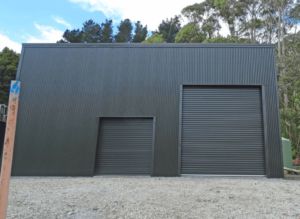 large two bay storage shed built by kiwispan