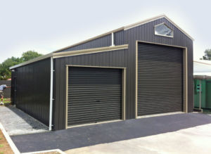 custom built steel farm shed by kiwispan