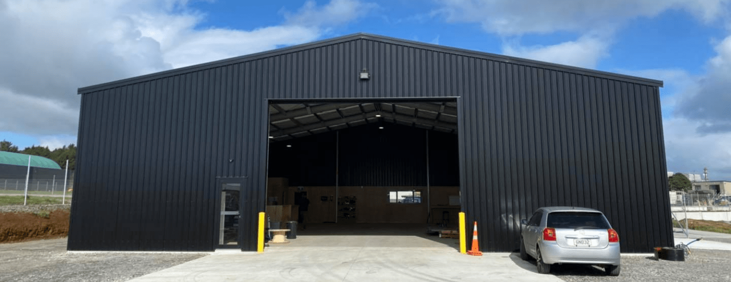 an industrial steel frame shed is the way to go