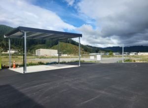 kiwispan steel carport for car