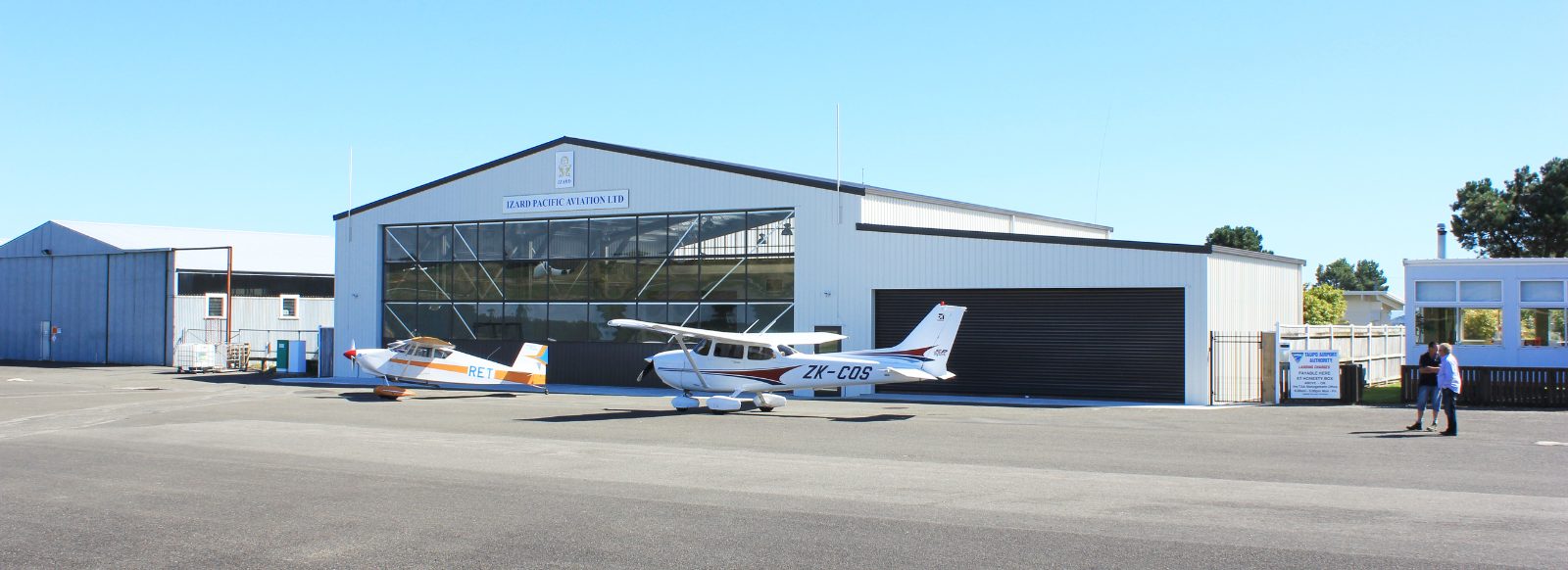 KiwiSpan customised hangar steel structure