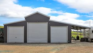 steel shed american barn building with KiwiSpan