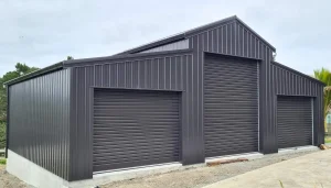 Strong steel American barn shed KiwiSpan