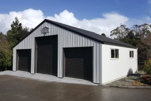 new steel farm shed barn building with kiwispan