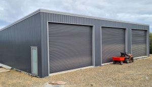 KiwiSpan strong steel farm storage shed