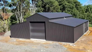 steel shed american barn building with Kiwispan