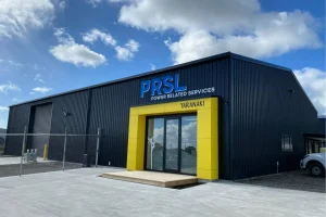 Steel electrical workshop building by KiwiSpan Taranaki